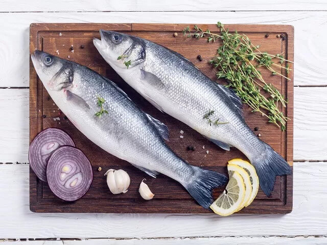 Frisch Fisch zum grillen