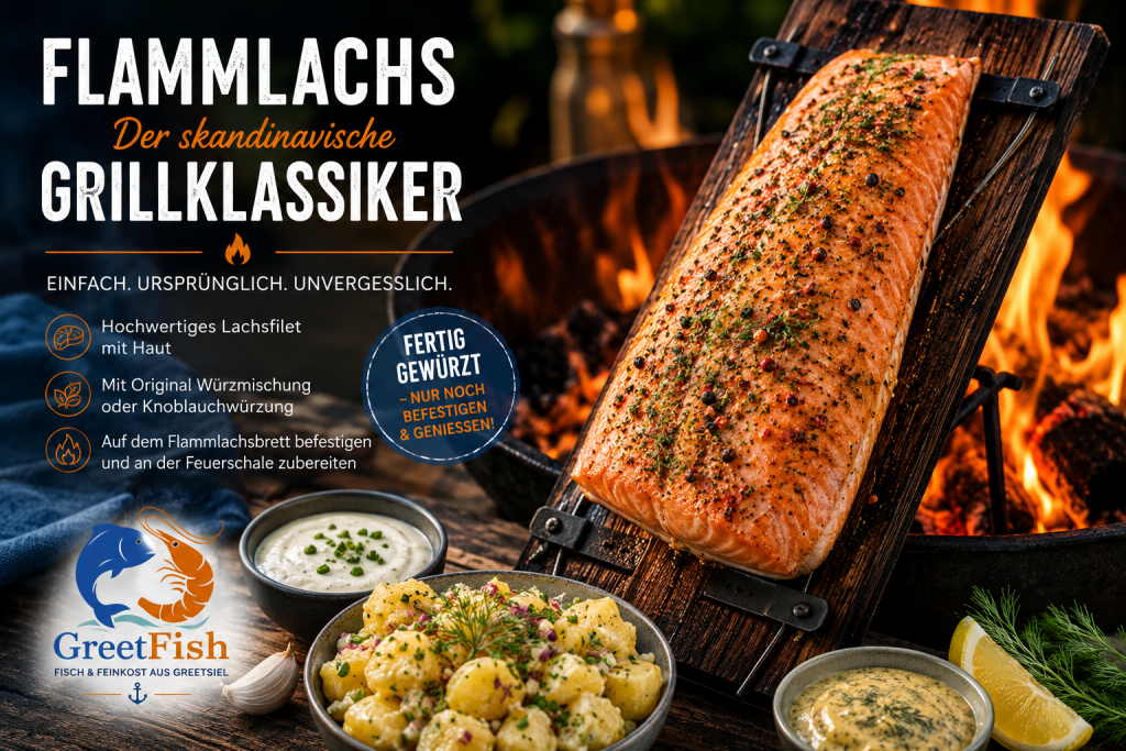Flammlachs, lecker und optisch unschlagbar