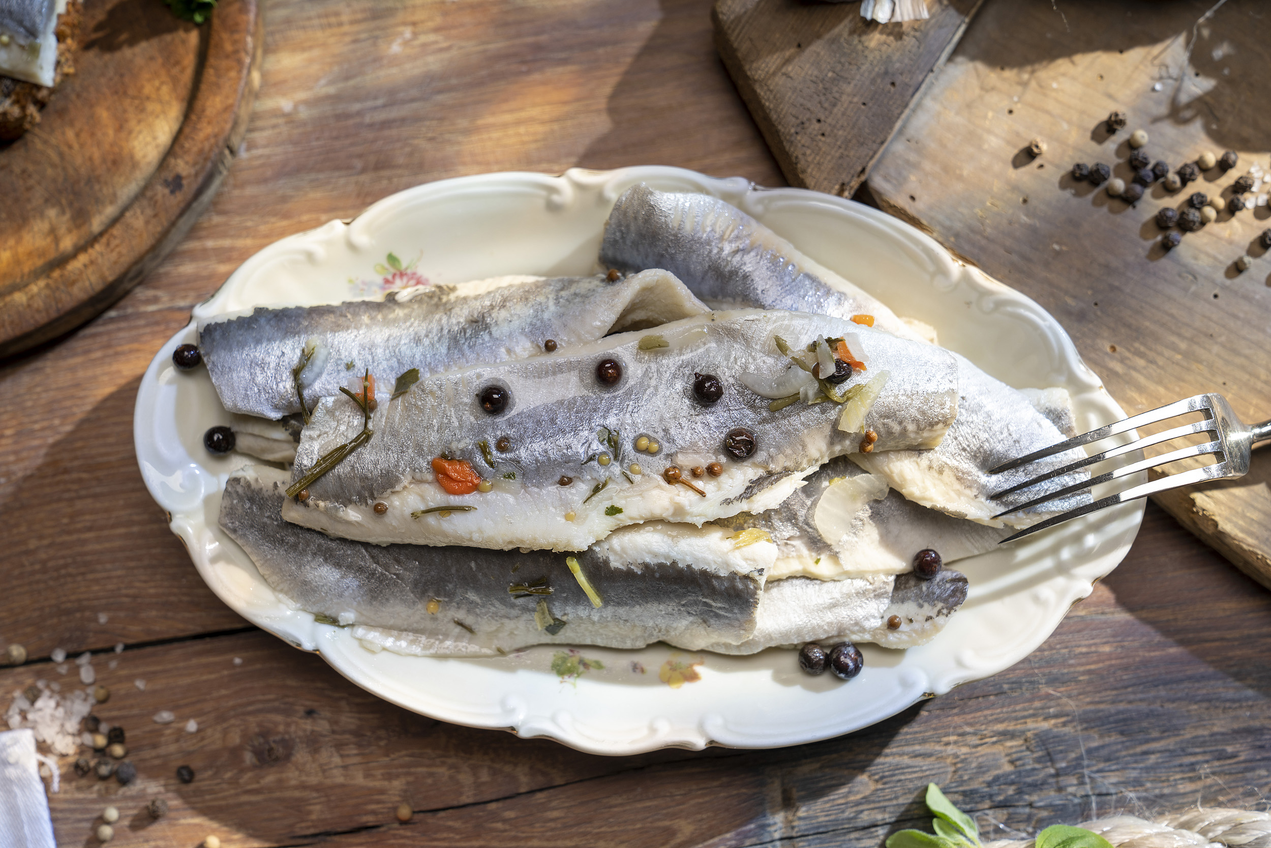 Bismarckfilets ohne Haut hausgemacht