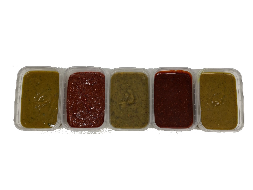 Grillsauce / Marinade 200g 5 Verschieden Grillsaucen in Plastikschalen