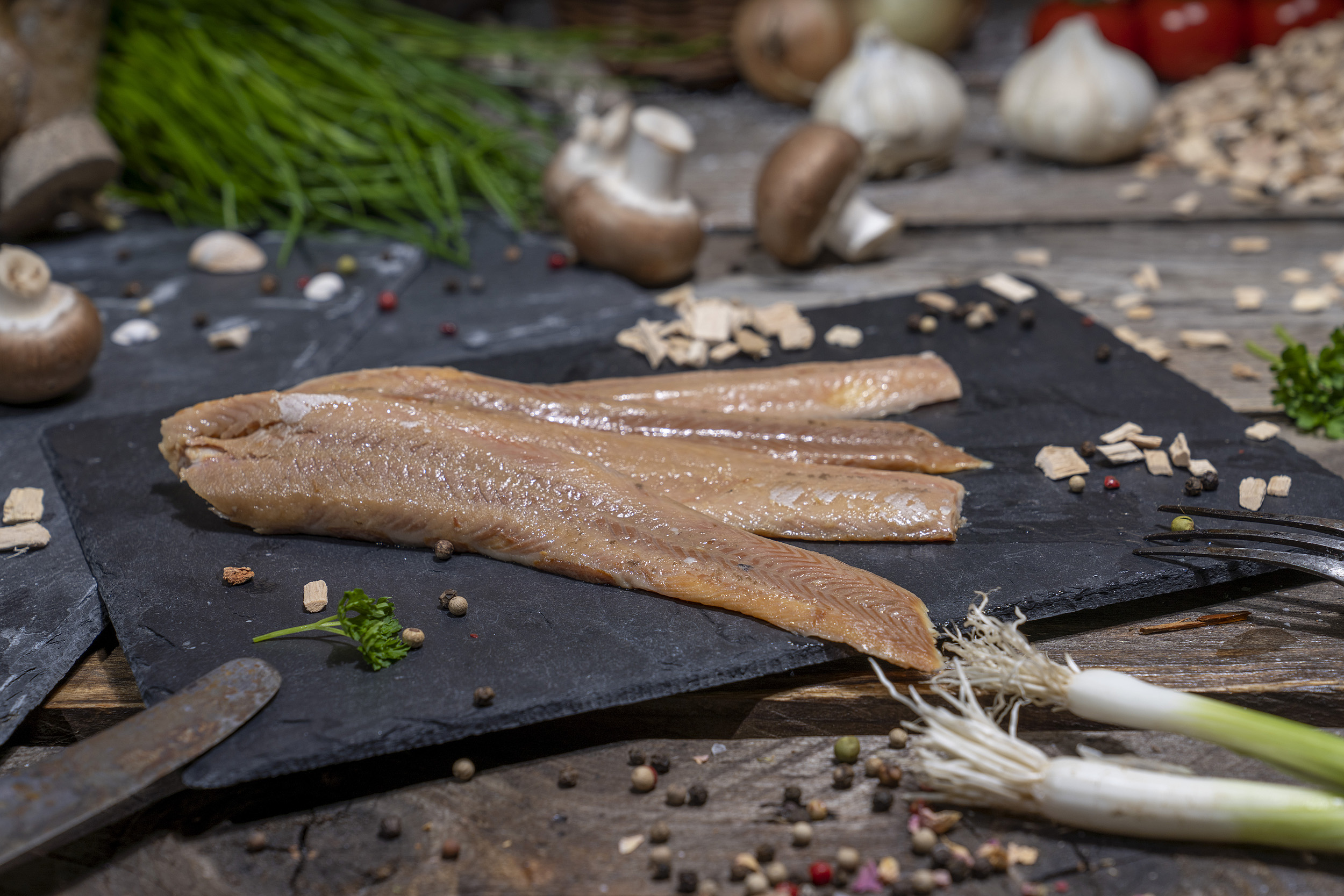 Räucheraalfilet Aalfilet (Ohne Haut) Räucheraalfilet Aalfilet (Ohne Haut)