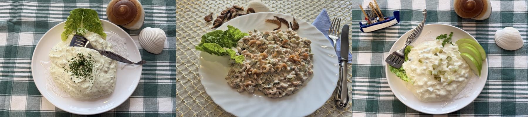 Probierpaket Saucen und Krabbensalat