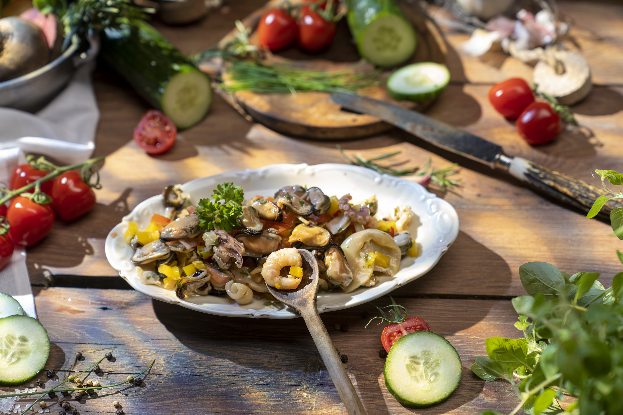 Marinierter Seafood Cocktail (Frutti di Mare)