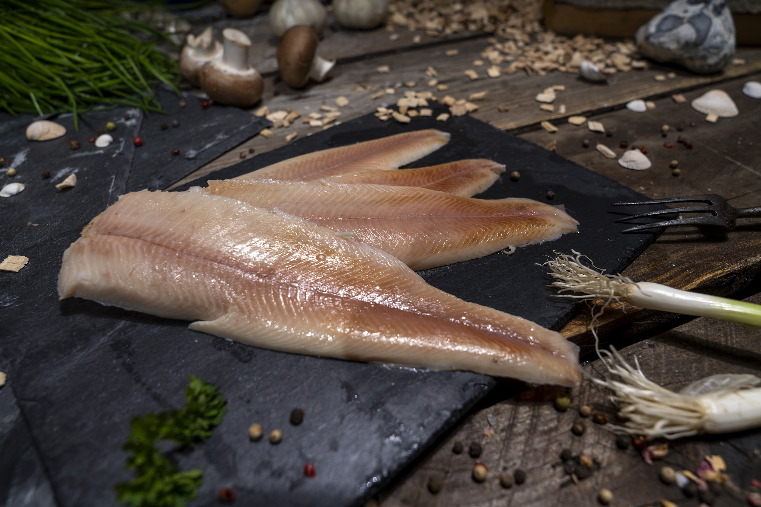 Forellenfilet geräuchert Forellenfilet geräuchert
