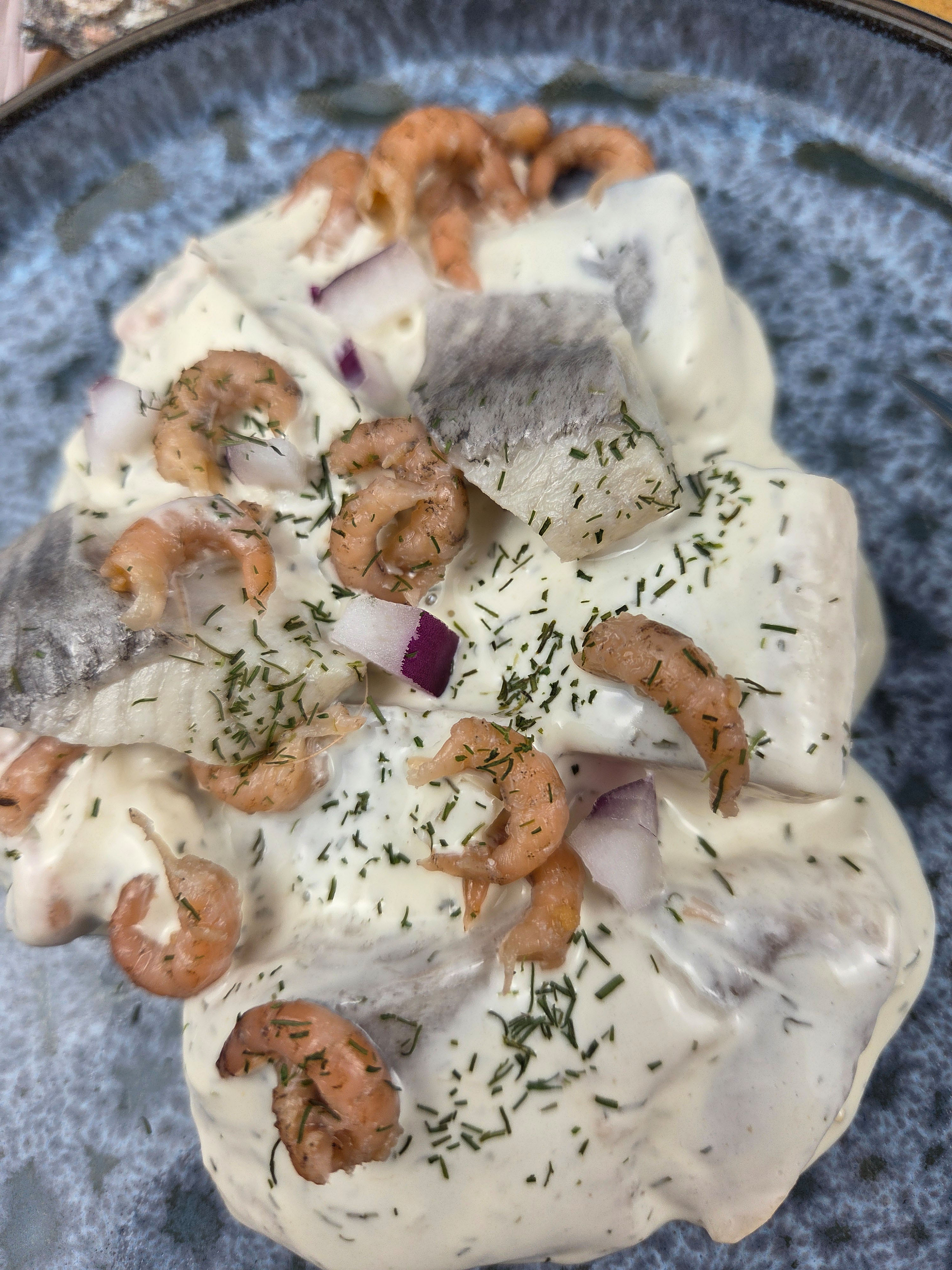 Greetsieler Frühstück (Bismarckhering, Matjes & Krabben)